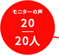 モニターの声20/20人
